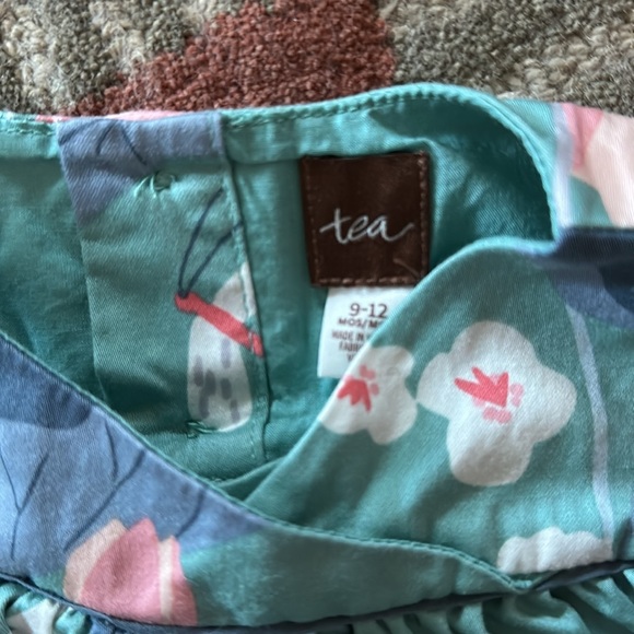 Tea garden party dress and diaper cover, worn once for family photos! - Picture 2 of 3